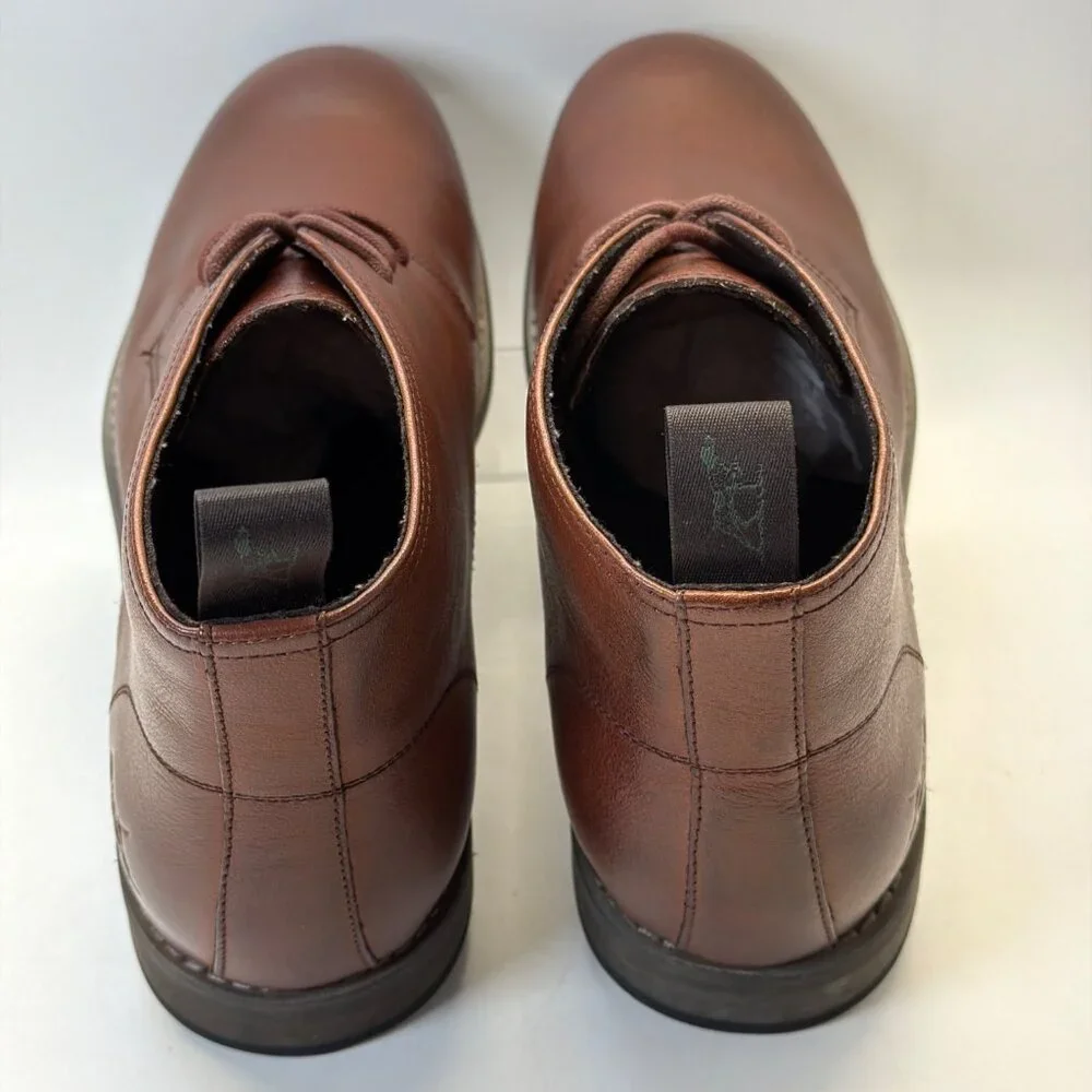 Rodd and Gunn Edendale Men Chukka Boots Cognac Brown Leather Size 44